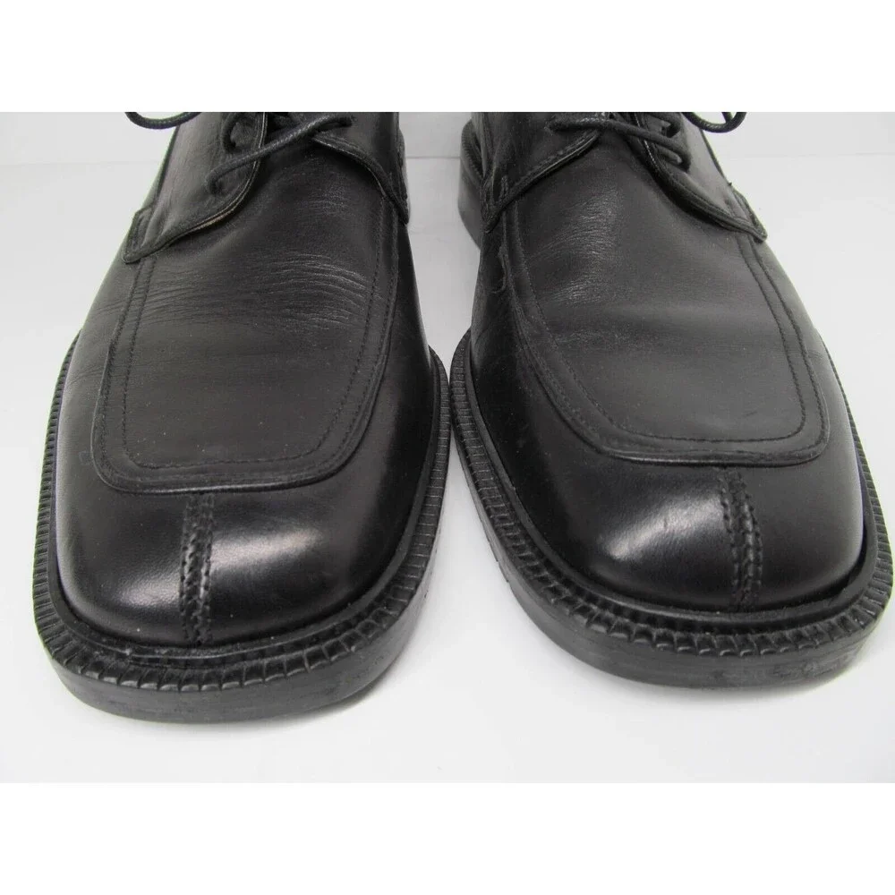 Coach Malone Mens Black Leather Split Toe Derbys Size US 8 D Made In Italy